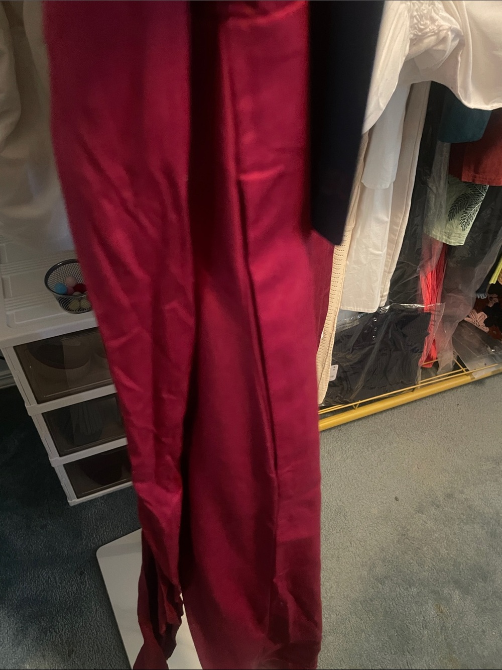 RACHEL Rachel Roy Red V-Neck Sleeveless Midi Dress - Picture 8 of 9